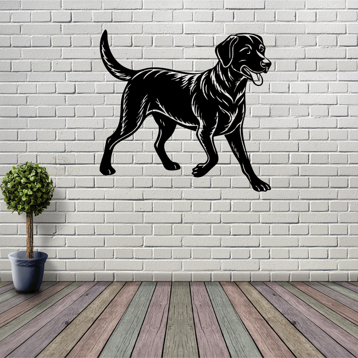 Labrador Metal Wall Art – Dog Lover Lab Pet Home Decor