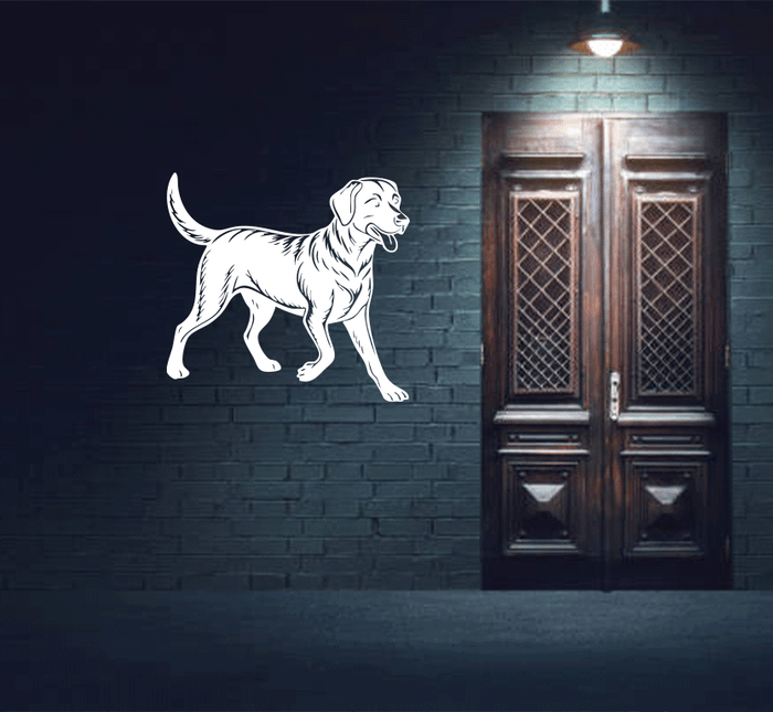 Labrador Metal Wall Art – Dog Lover Lab Pet Home Decor