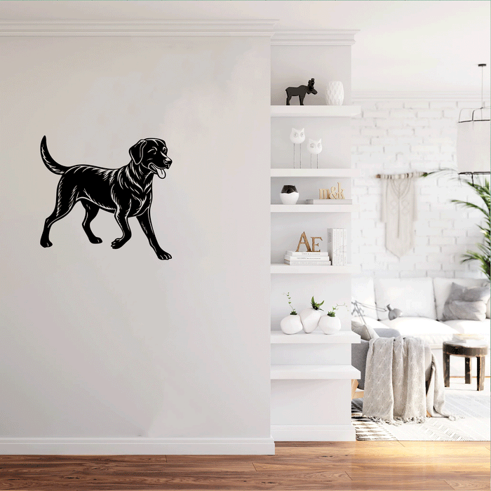 Labrador Metal Wall Art – Dog Lover Lab Pet Home Decor