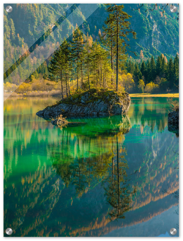 Lake Reflection - Print - MetalPlex