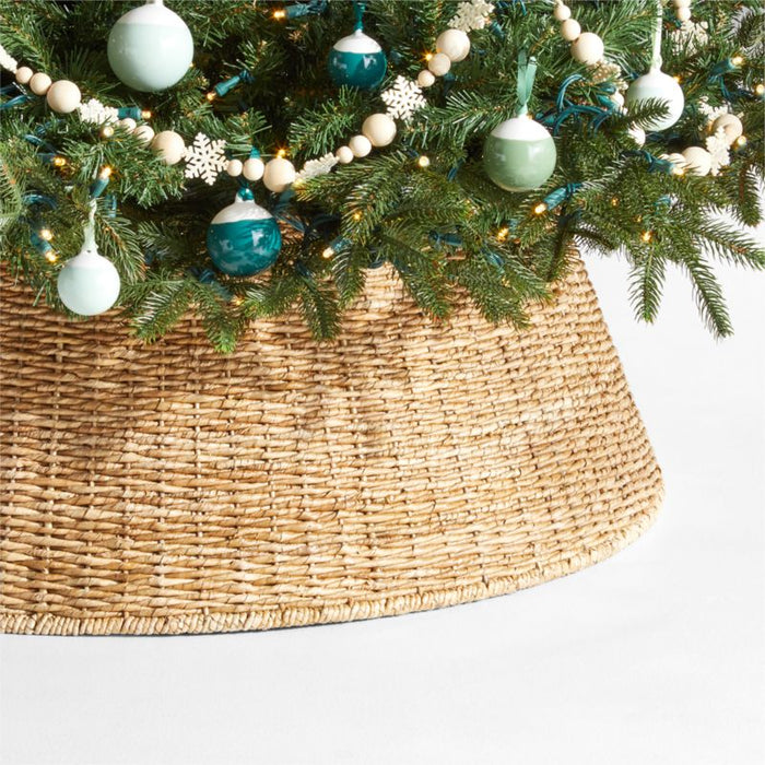 Large Woven Christmas Tree Collar 34"