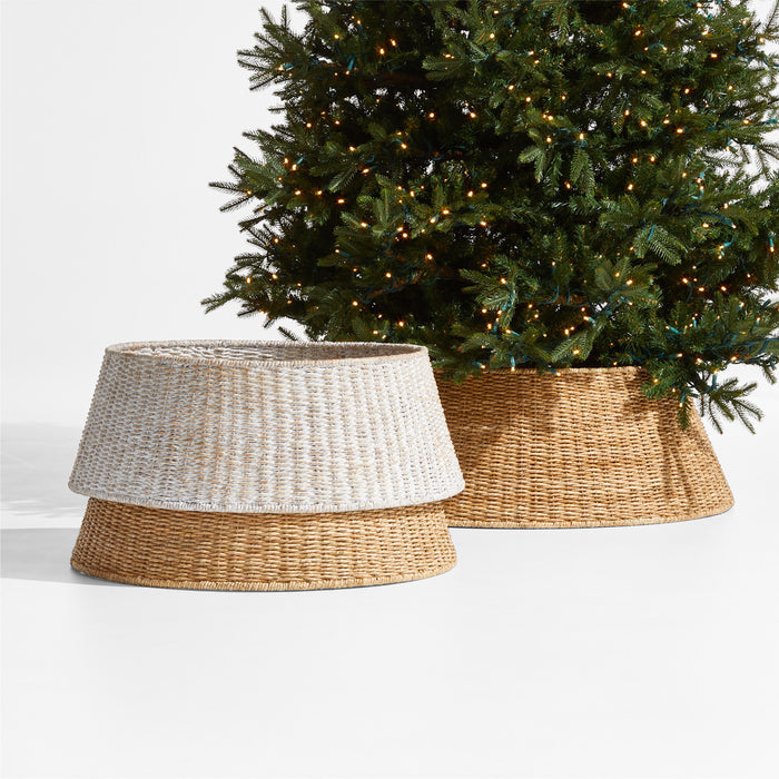 Large Woven Christmas Tree Collar 34"