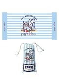 LIFE IS BETTER PUP TOWEL 2024 PUPPIE LOVE