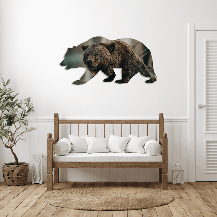 Limited Edition Bear - Metal Wall Art - MetalPlex