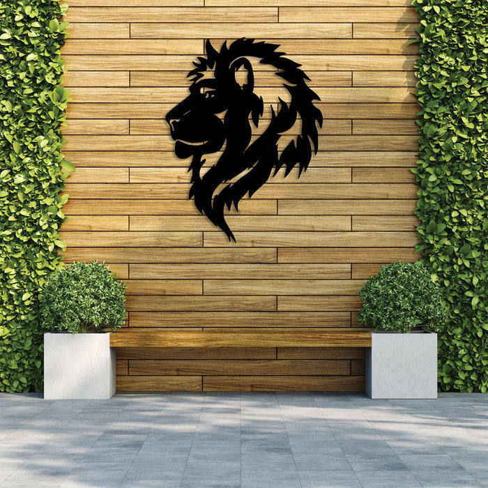 Lion Head - Metal Wall Art - MetalPlex