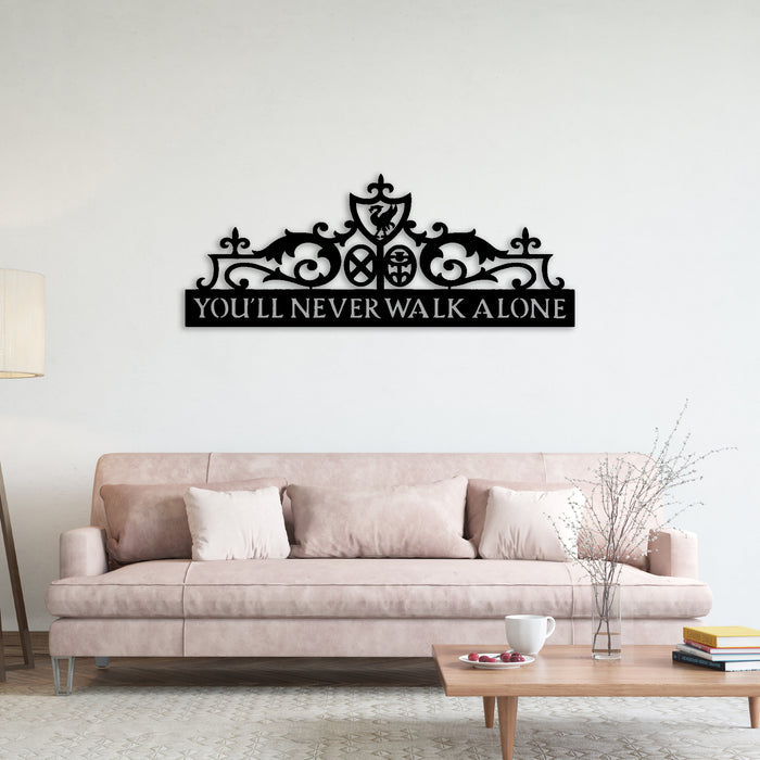 Liverpool - You'll Never Walk Alone - Metal Wall Art - MetalPlex