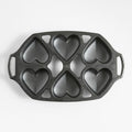 Lodge Cast Iron Heart Mini Cake Pan