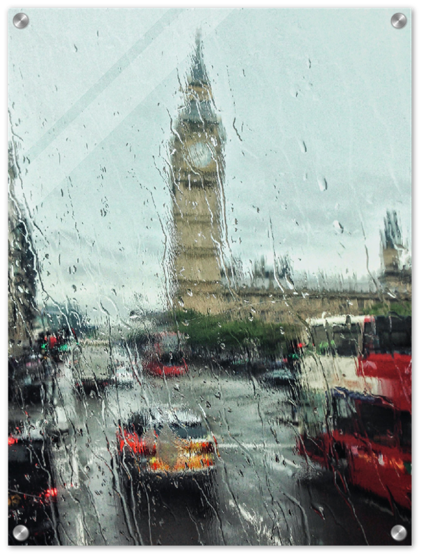 London Rain - Print - MetalPlex