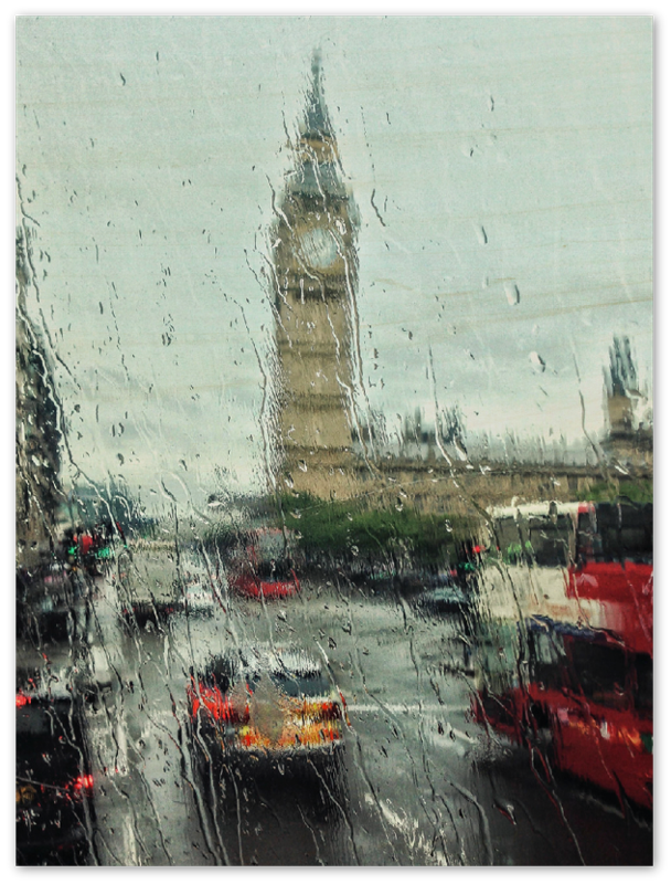 London Rain - Print - MetalPlex