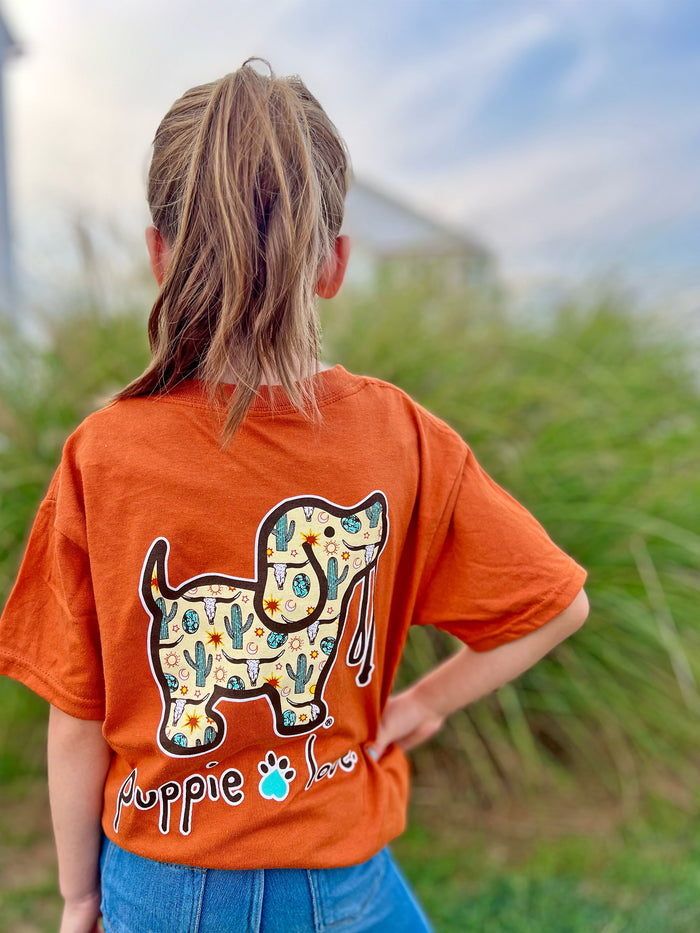 LONGHORN PATTERN PUP, YOUTH SS PUPPIE LOVE