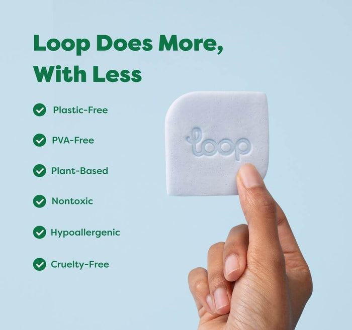 Loop Detergent Tile – Fresh Linen Detergent Tile Loop Laundry