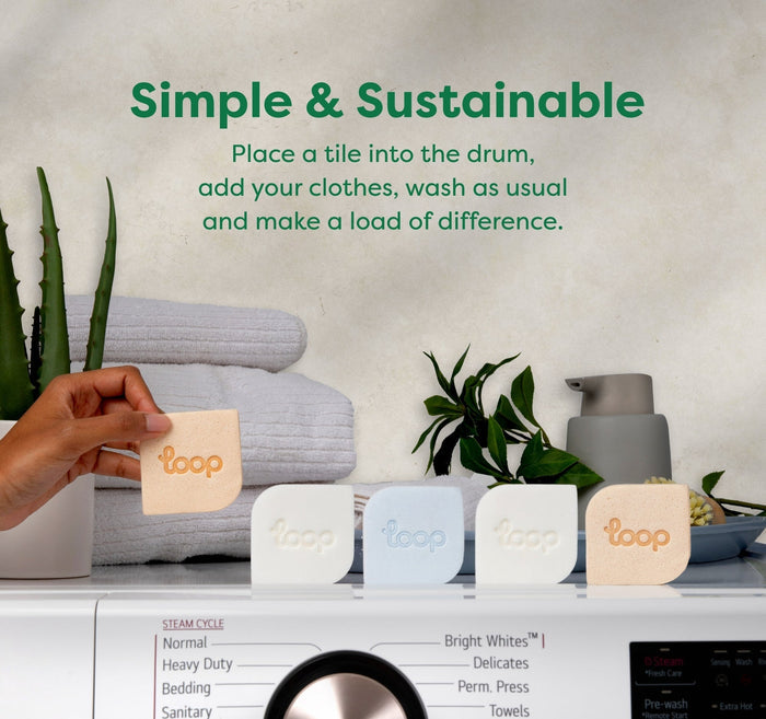 Loop Detergent Tile – Fresh Linen Detergent Tile Loop Laundry