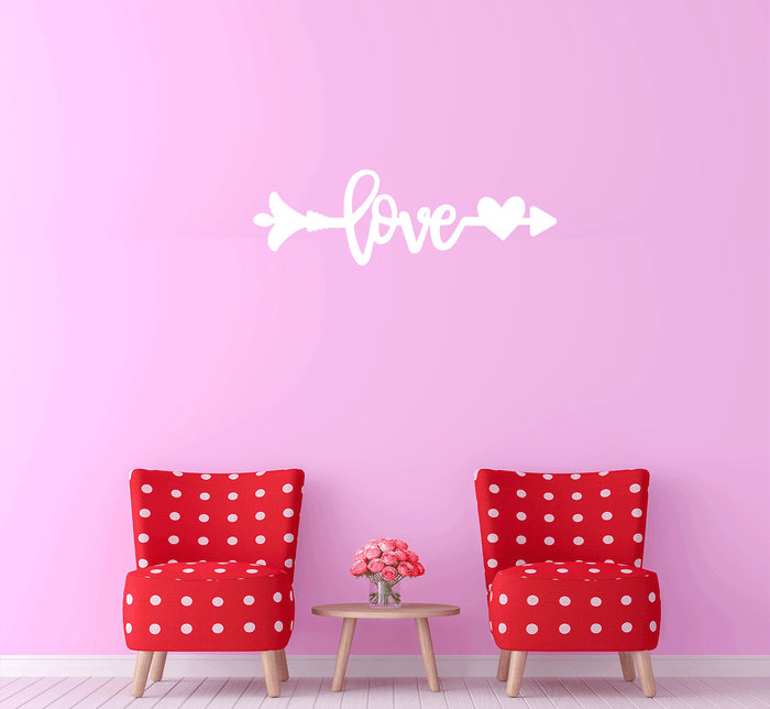 Love Arrow - Metal Wall Art