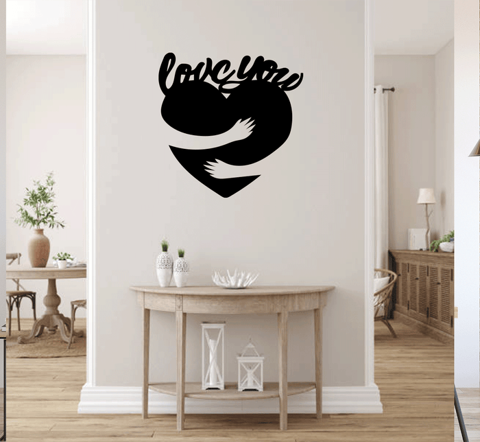 Love You- Metal Wall Art
