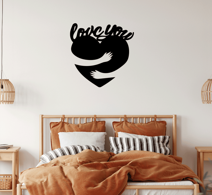 Love You- Metal Wall Art