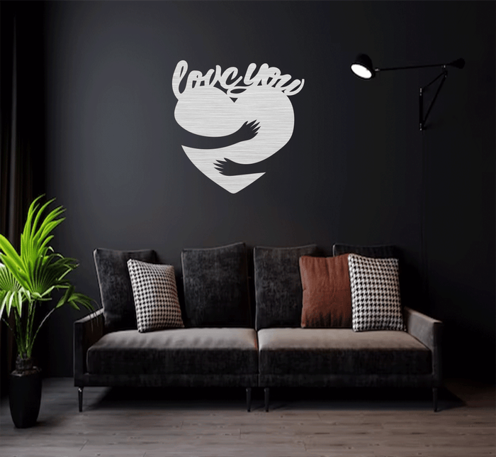 Love You- Metal Wall Art