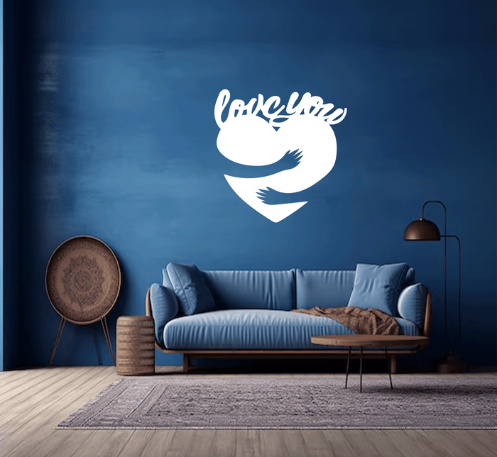 Love You- Metal Wall Art