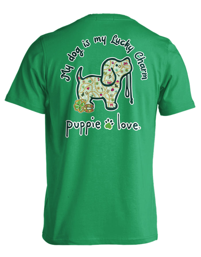 LUCKY CHARM BRACELET PUP PUPPIE LOVE