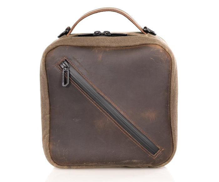 Premium, full-grain leather panel