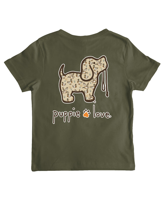 MALLARD PATTERN PUP, YOUTH SS PUPPIE LOVE