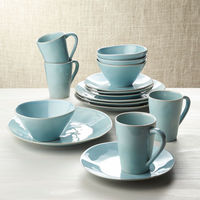 Marin Blue Low Bowl - Crate and Barrel Philippines