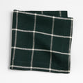 Marin Green Windowpane EUROPEAN FLAX?-Certified Linen Napkin