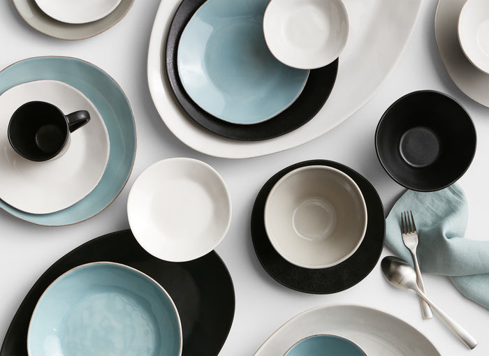 Marin Grey Salad Plate