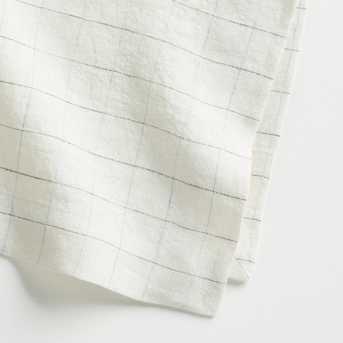 Marin Ivory EUROPEAN FLAX Ñ¢-Certified Linen Windowpane Napkin