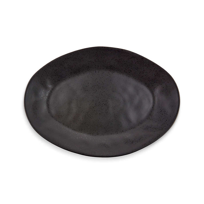 Marin Matte Black Large Oval Platter