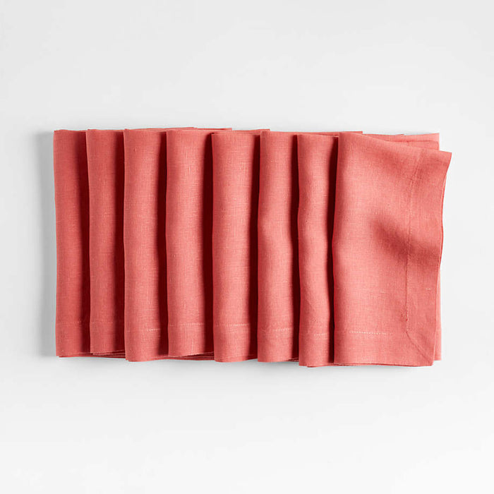 Marin Sienna Pink Linen Napkin