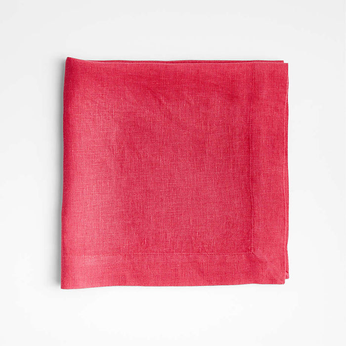 Marin Summer's Pink Linen Napkin