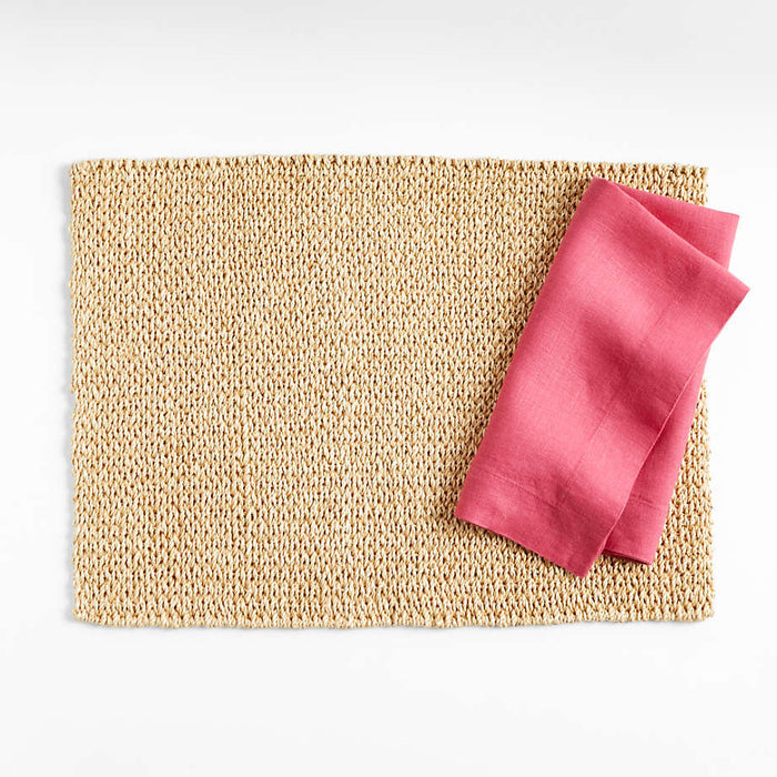 Marin Summer's Pink Linen Napkin