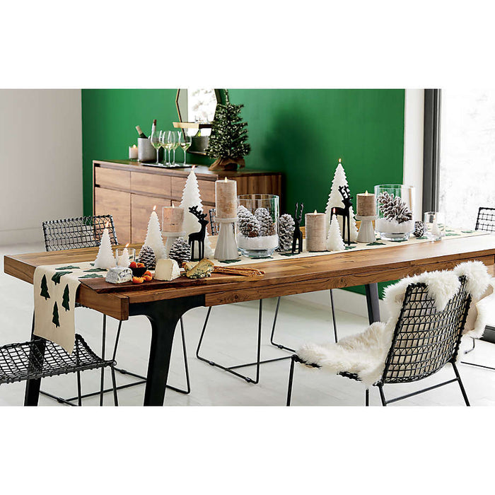 Marin White Large Taper/Pillar Candle Holder