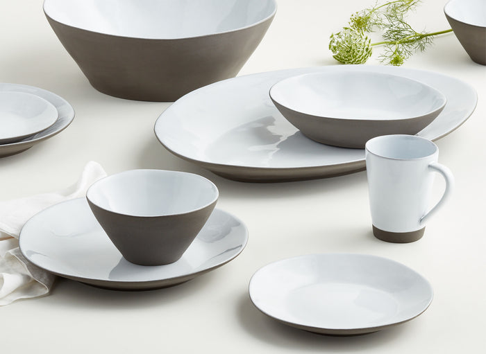 Marin White Recycled Stoneware Mug