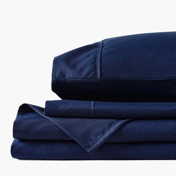 Mariner Blue Low Profile Sheet Set For 8"-12" Thin Mattresses