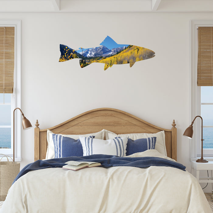 Maroon Bells Trout- Metal Wall Art - MetalPlex