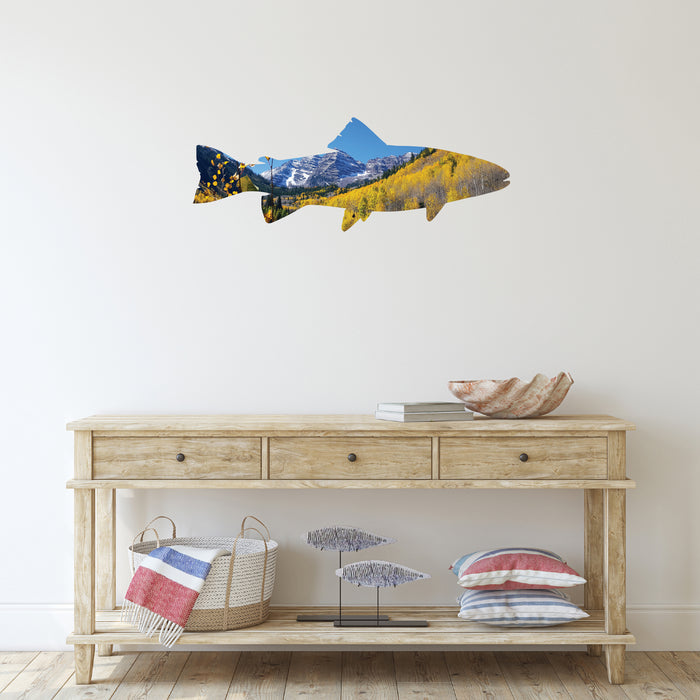 Maroon Bells Trout- Metal Wall Art - MetalPlex