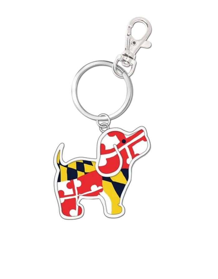MARYLAND PUP KEY RING PUPPIE LOVE