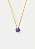Meena PSTM Afghanistan Lapis Bead Necklace on Cord