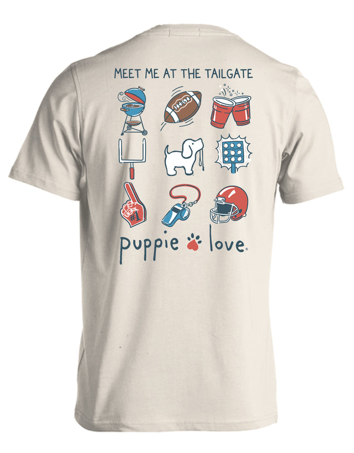 MEET ME AT THE TAILGATE PUP PUPPIE LOVE