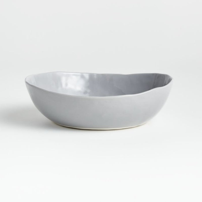 Mercer Grey Low Bowl - Crate and Barrel Philippines