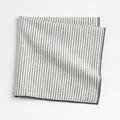 Mercer Merrow-Stitch Green Stripe Napkin