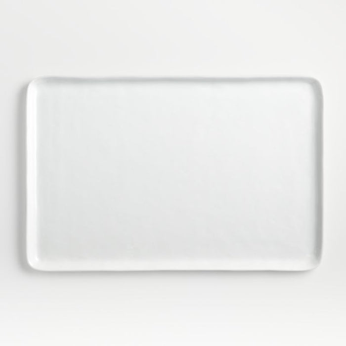 Mercer White Rectangle Porcelain Platter