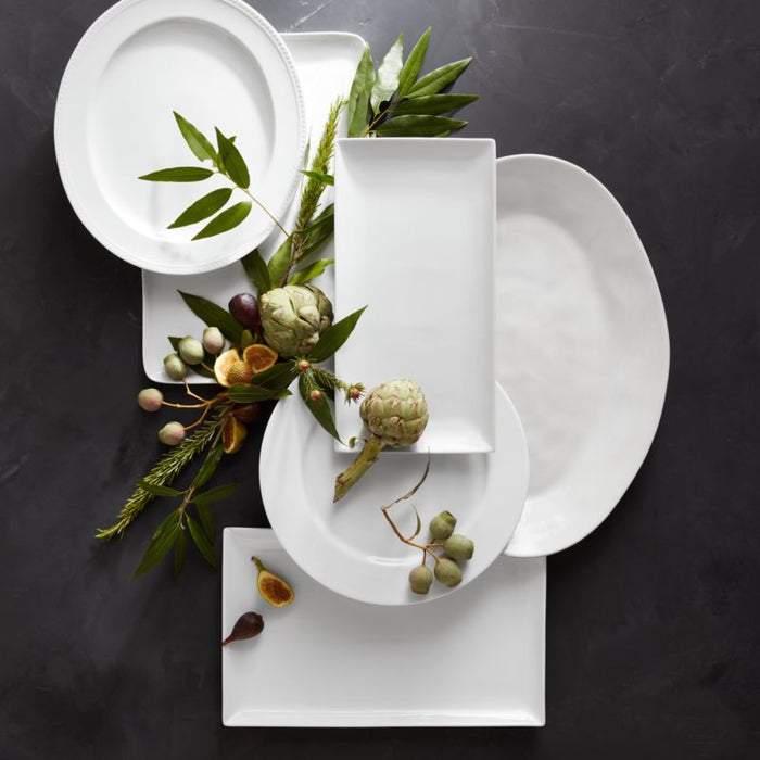 Mercer White Rectangle Porcelain Platter