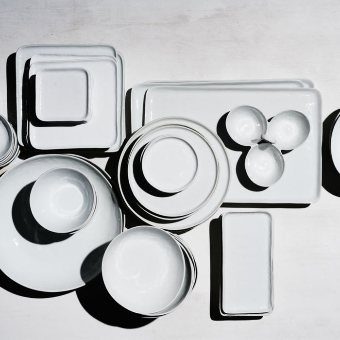 Mercer White Rectangle Porcelain Platter