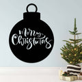 Merry Christmas Ornament - Metal Wall Art - MetalPlex