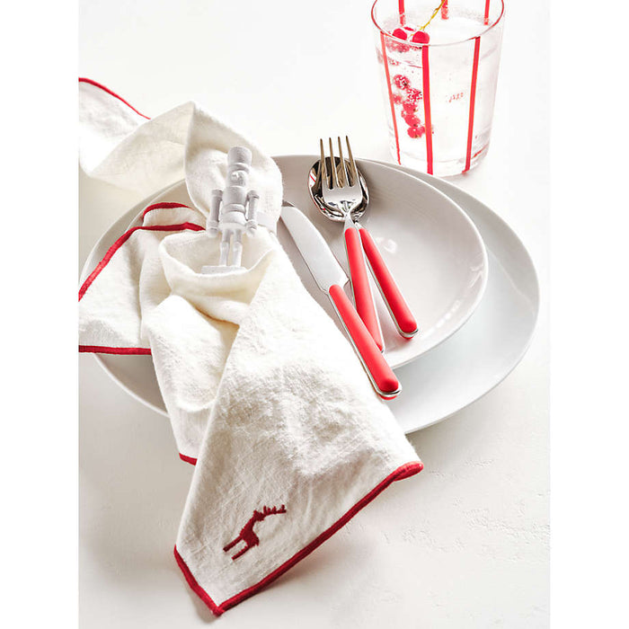 Metal Christmas Nutcracker Napkin Ring
