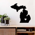 Michigan Love State - Metal Wall Art - MetalPlex