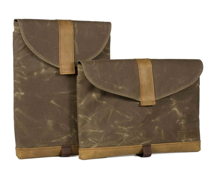 Surface Pro 11 w/ Type Cover $89 - (#4) / Horizontal - Waxed Canvas w/ Grizzly Leather / No Thanks