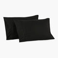Midnight Black Pillowcase Set